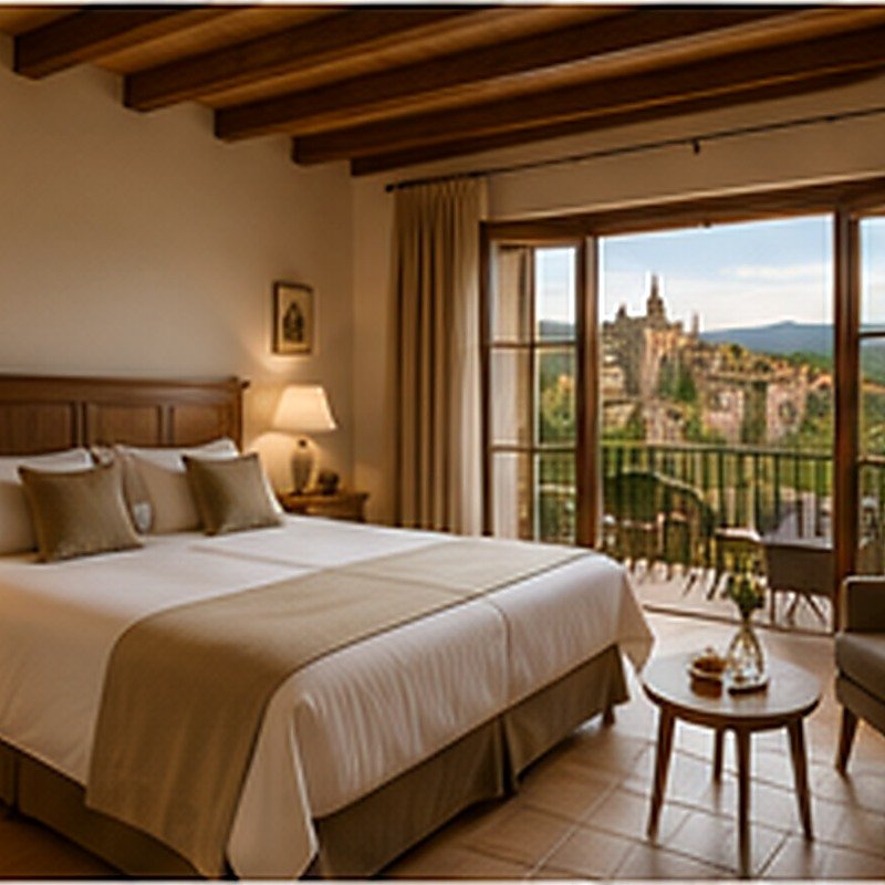 Habitación Superior con vistas al valle desde su ventana